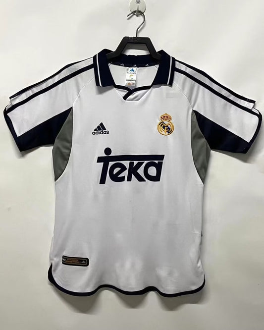 Retro Real Madrid Home Fans Football Jersey 2000/2001