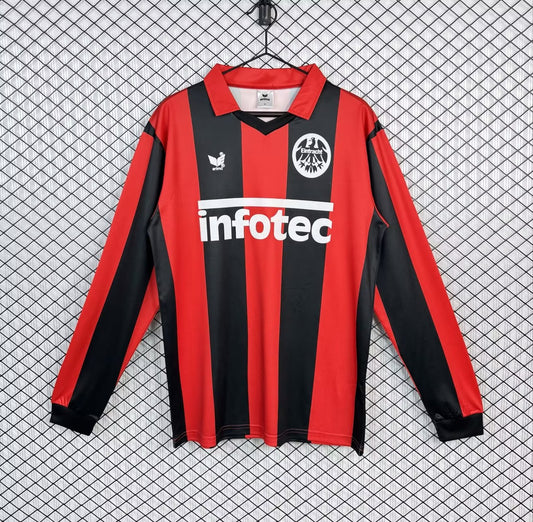 Retro Frankfurt Home Long Sleeve Football Jersey 1983/1984