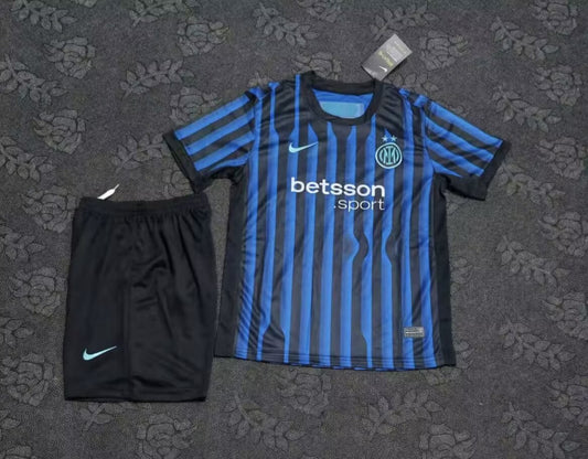 Inter Milan Home Kids Fans Football Jersey 2025/2026