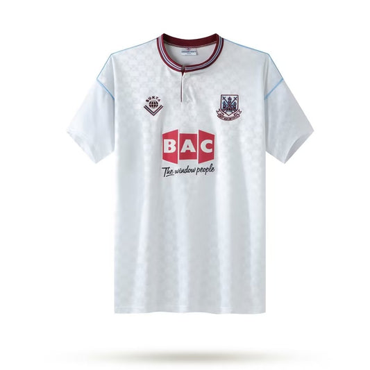 Retro West Ham Away Football Jersey 1989/1990