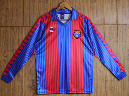 Retro Barcelona Home Long Football Jersey 1991/1992