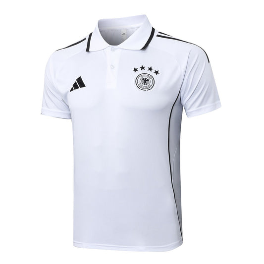Germany Polo Fans White Football Jersey 2025/2026