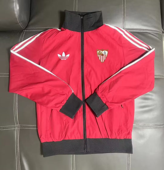 Sevilla Windbreaker Red Football Jersey 2025/2026