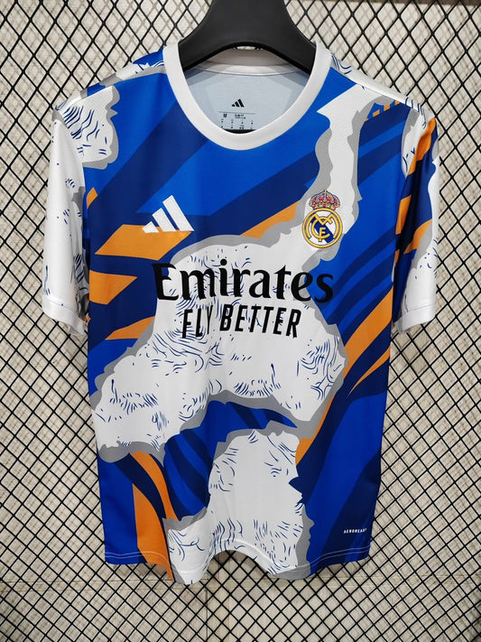 Real Madrid Special Edition Blue White Fans Football Jersey 2025/2026