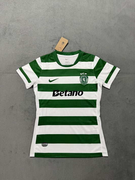 Sporting Lisbon Home Women Fans Football Jersey 2025/2026