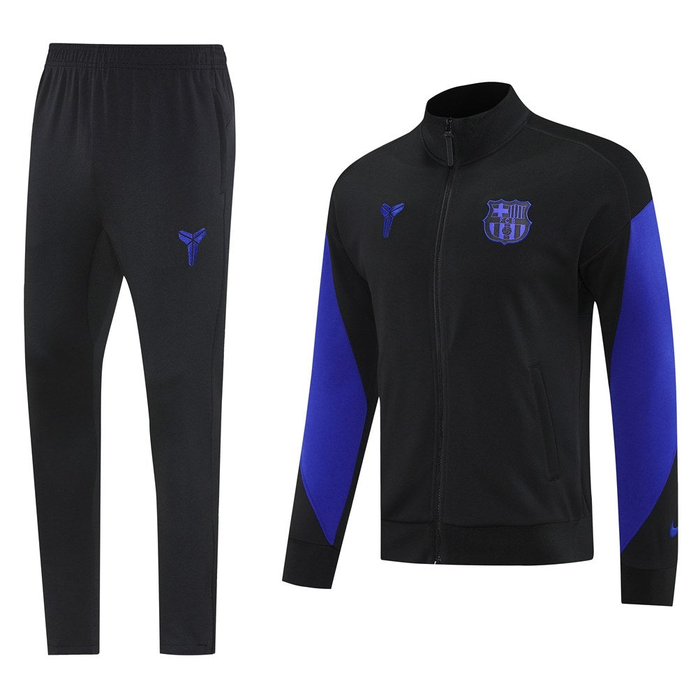 Barcelona Black Jacket Tracksuit 2025/2026