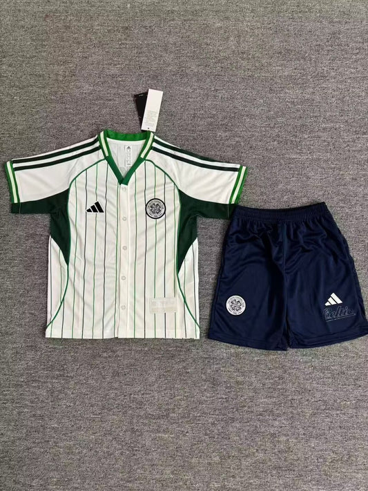 MLB Celtic Kids White Baseball Jerseys 2025/2026