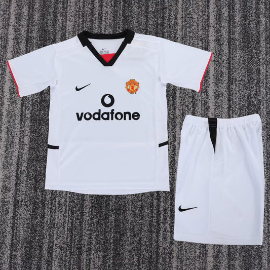 Retro Manchester United Home Kids Football Jersey 2002/2003