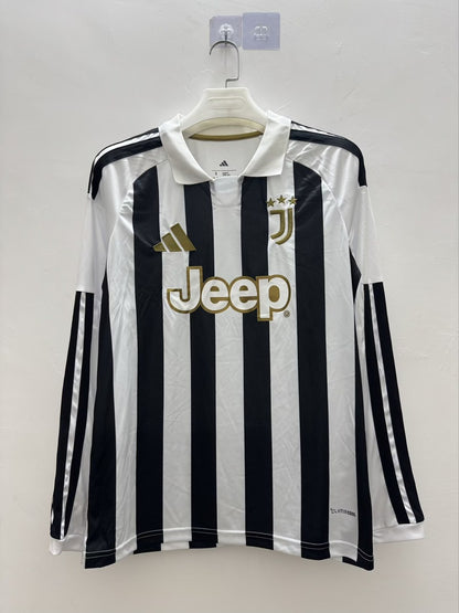 Juventus Home Long Sleeve Fans Football Jersey 2026/2027
