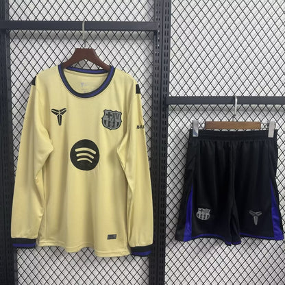 Barcelona Away Long With Pants Sets Fans Football Jersey 2025/2026
