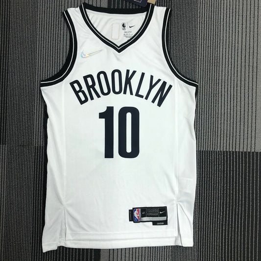 Brooklyn Nets White #10 SIMMONS NBA Season Jerseys 75 Year