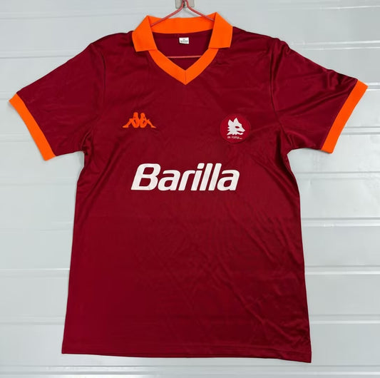 Retro Roma Home Football Jersey 1985/1986