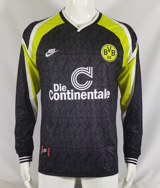 Retro Dortmund Away Long Sleeve Football Jersey 1994/1995