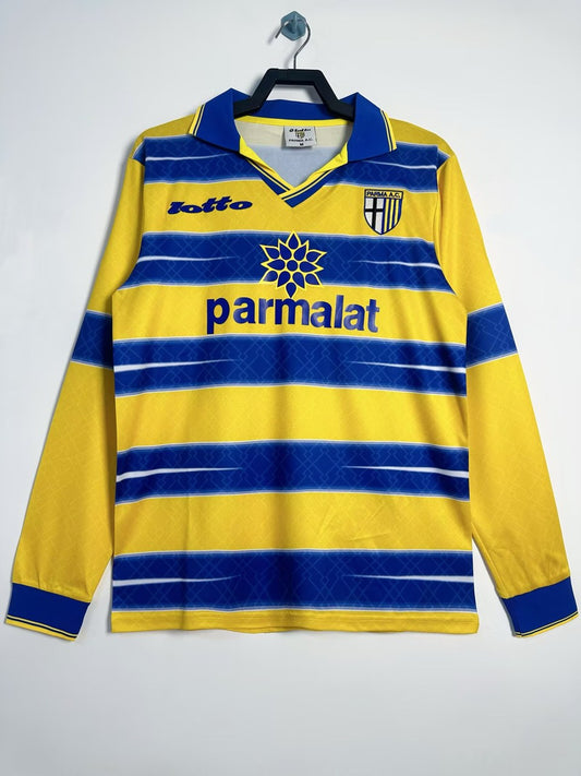 Retro Parma Home Long Football Jersey 1998/1999