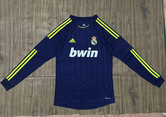 Retro Real Madrid Away Long Football Jersey 2012/2013