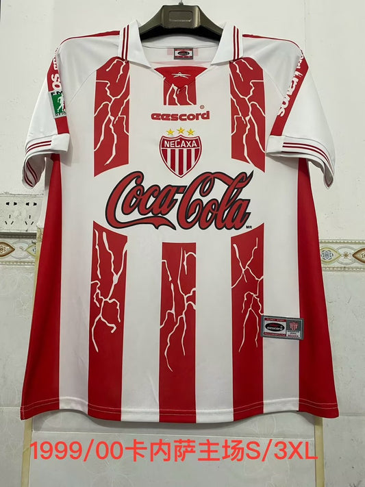 Retro Necaxa Home Fans Football Jersey 1999/2000