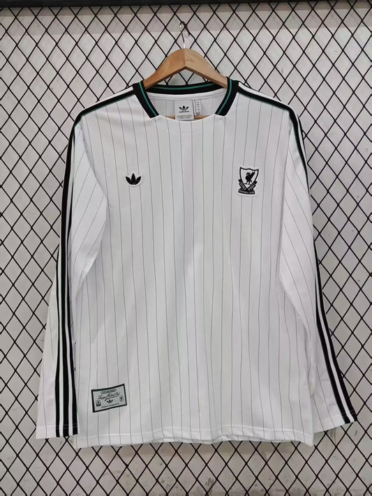 Liverpool Long T-shirt Special Edition Fans White Football Jersey 2025/2026