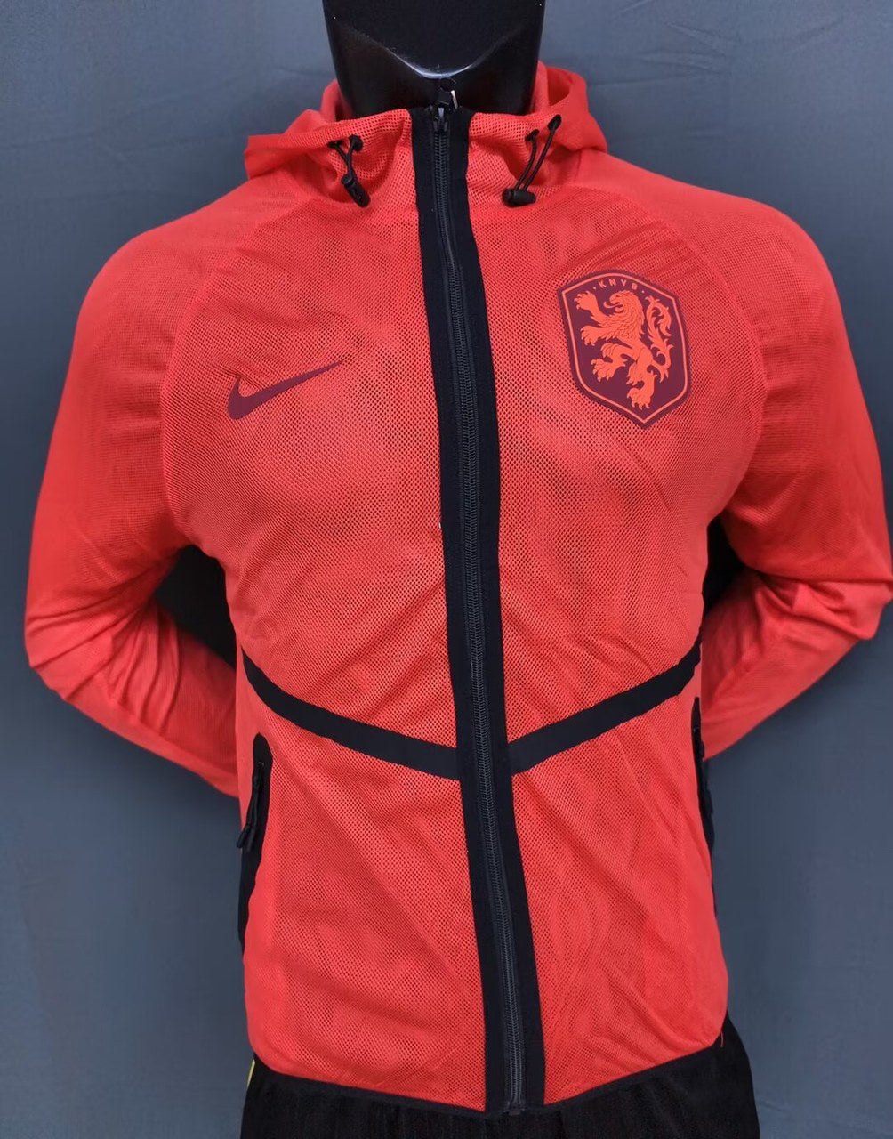 Netherlands Windbreaker Orange Football Jersey 2026/2027