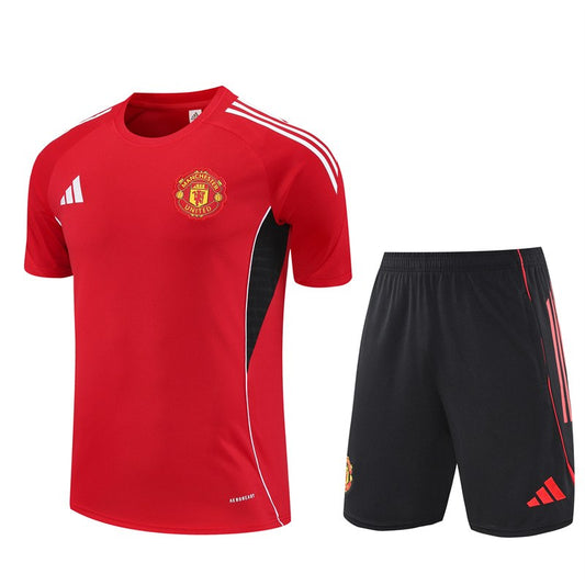 Manchester UnitedTraining Fans Kits Football Jersey 2025/2026 (Kids And Man )