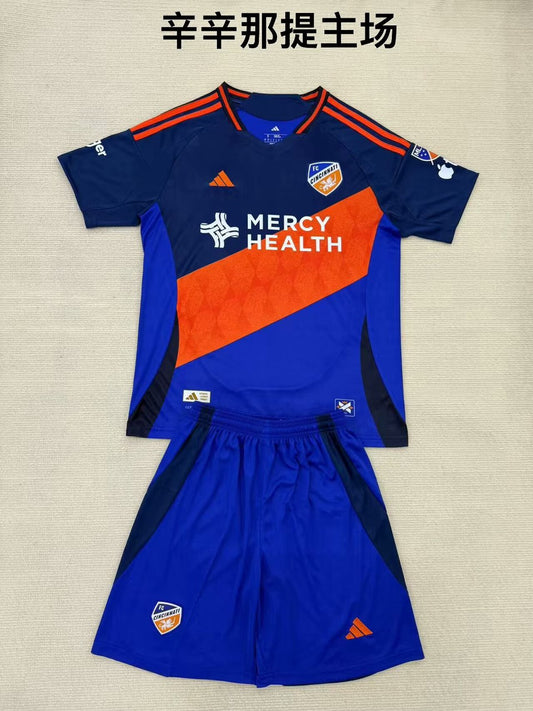 FC Cincinnati Home Fans Kits Football Jersey 2025/2026 (Kids And Man )