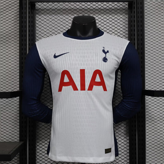 Tottenham Home Long Sleeve Player Football Jersey 2024/2025