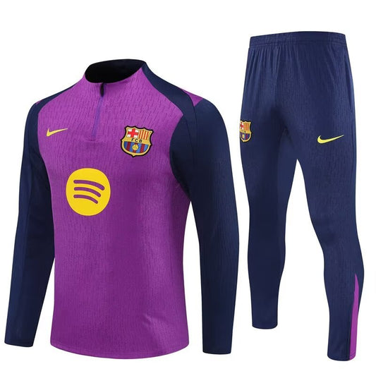 Barcelona Player Training Tracksuit Long Yollow (Kids And Man ) 2025/2026