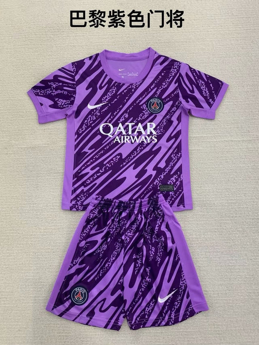 PSG Paris Goalkeeper Kids Football Jersey 2024/2025