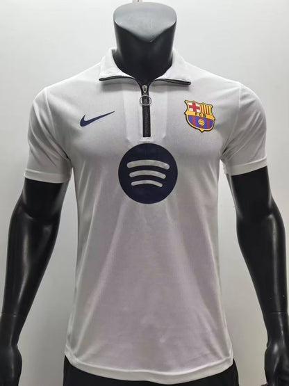Barcelona Polo Player White Football Jersey 2026/2027