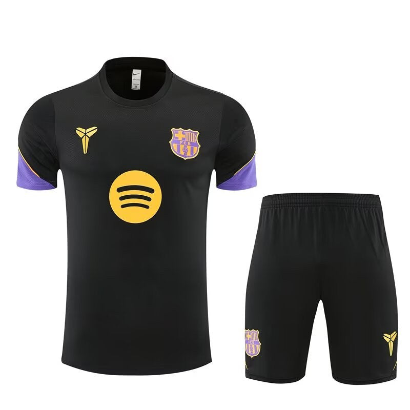 Barcelona Training Fans Kits Black Football Jersey 2025/2026 (Kids And Man ) (16-2XL)