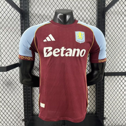 Aston Villa Home Player Football Jersey 2025/2026