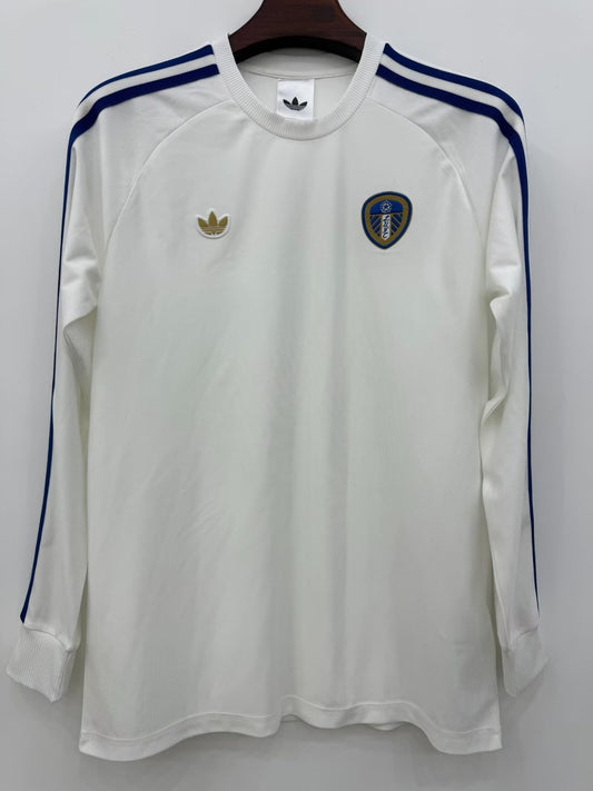 Retro Leeds United Long Sleeve Leisure T-shirt Football Jersey 2025/2026