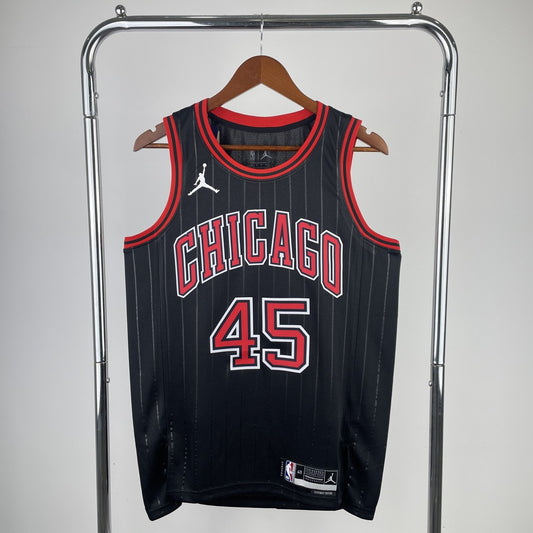 Chicago Bulls Black #45 JORDAN NBA Season Jerseys 2023