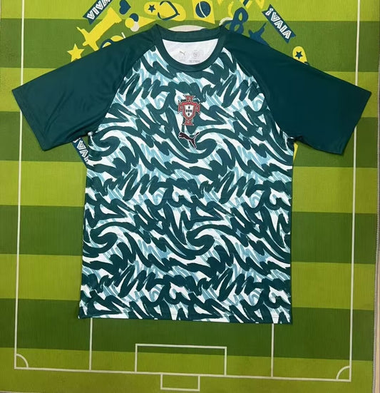 Portugal Training Special Edition Fans Green Football Jersey 2026/2027