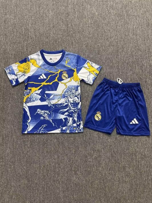 Real Madrid Co-branded Special Edition Kids Football Jersey 2025/2026