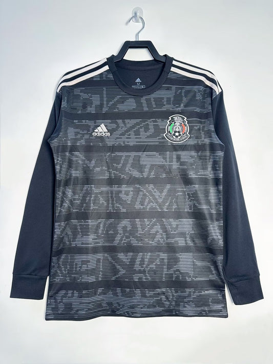Retro Mexico Long Away Football Jersey 2019