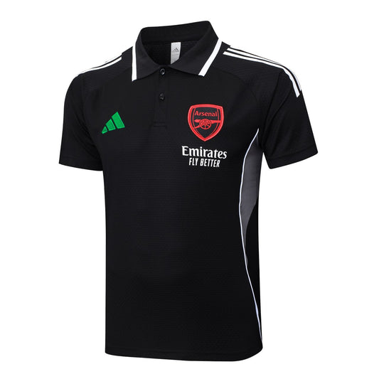 Arsenal Polo Fans BlACK Football Jersey 2025/2026