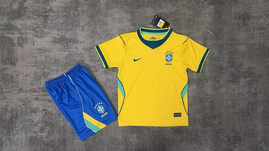 Brazil Home Kids Fans Football Jersey 2026/2027