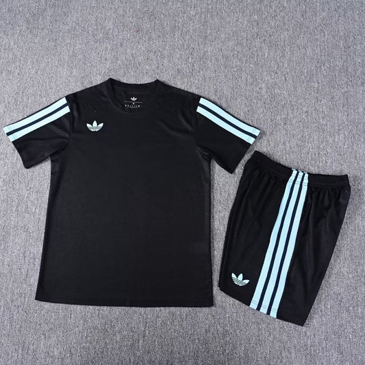 Adidas Clover Training Black With Pants Sets Fans Football Jersey 2026/2027