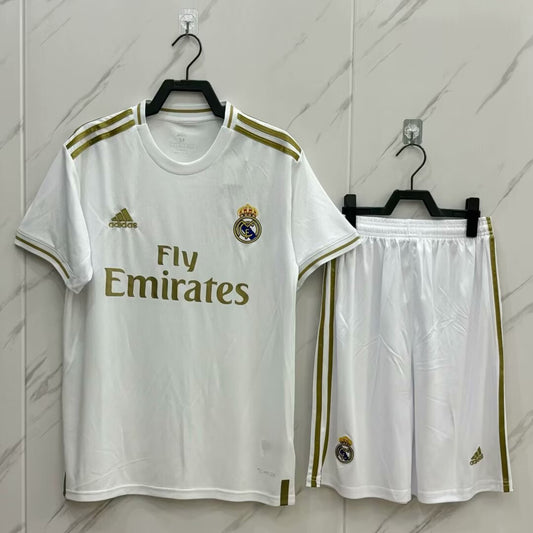 Retro Real Madrid Kits Suit Home Football Jersey 2019/2020