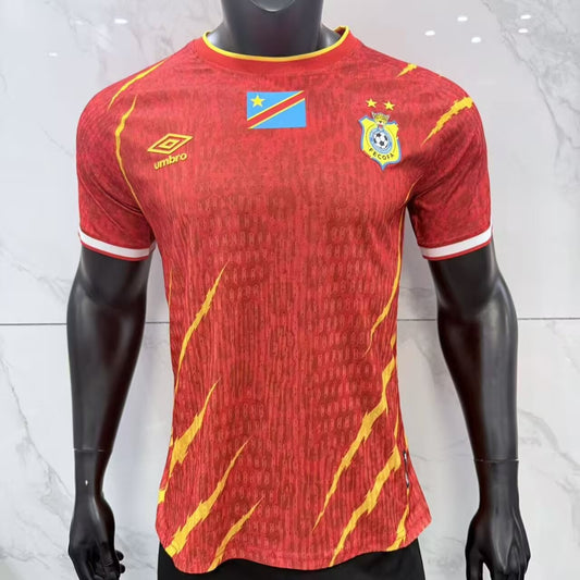Congo Third Away Player Red Football Jersey 2026/2027