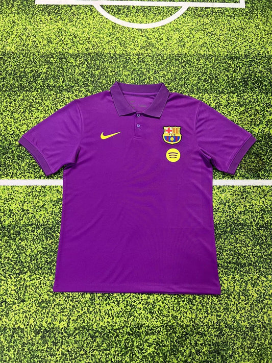 Barcelona Polo Fans Purple Football Jersey 2025/2026