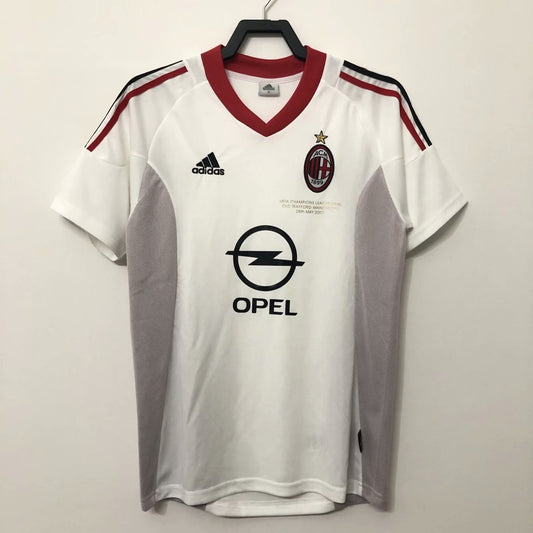 AC Milan Away Fans Champions League Football Jersey 2002/2003