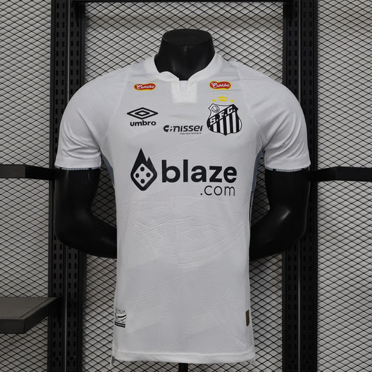 Santos Home Player Football Jersey 2024/2025