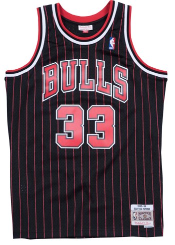NBA Mitchell & Ness Bull 33 Stripes
