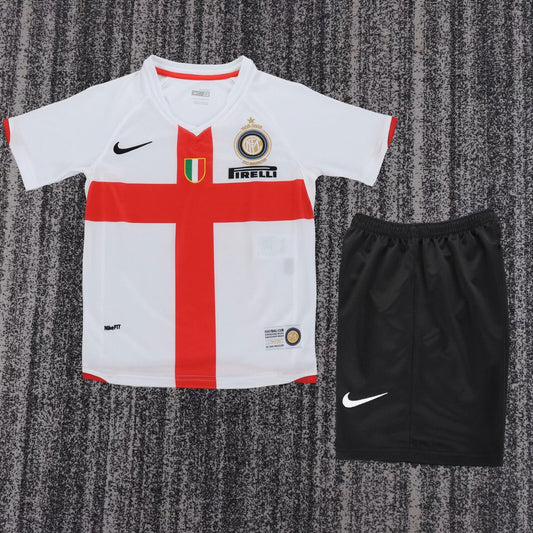 Retro Inter Milan Away Kids Football Jersey 2007/2008
