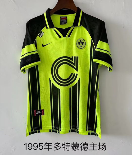 Retro Dortmund Home Fans Football Jersey 1995/1996