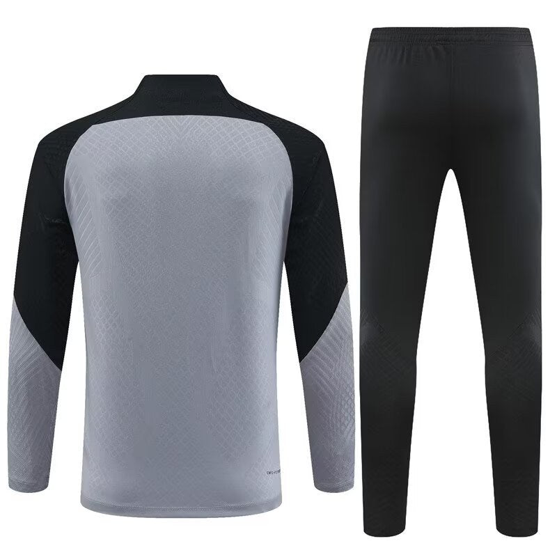 Barcelona Player Training Tracksuit Grey (Kids And Man ) 2022/2023