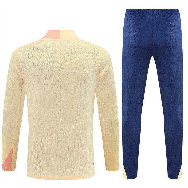 Barcelona Training Tracksuit Yollow (Kids And Man ) 2025/2026