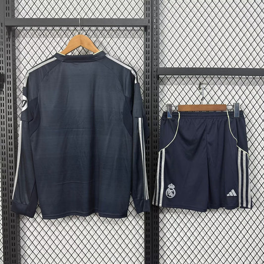 Real Madrid Away Long With Pants Sets Fans Football Jersey 2025/2026