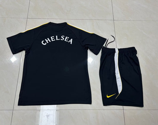 Chelsea Training Fans Kits Black Football Jersey 2026/2027 (Kids And Man )